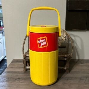 VINTAGE PREOWNED Coleman SLIM JIM Half Gallon Cooler Jug X Games Rollerblade